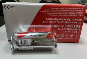 Термобумага рулонная для печати УЗИ-снимков SM110S